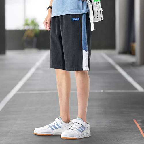 Летние шорты, тонкие трендовые штаны, оверсайз, в корейском стиле, свободный прямой крой