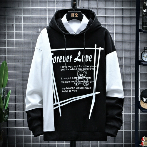 Tide, мужская осенняя толстовка с капюшоном для отдыха для школьников, оверсайз, в американском стиле