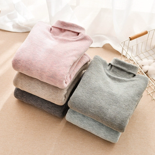 Детский приятный телу флисовый удерживающий тепло демисезонный лонгслив для мальчиков, коллекция 2021, в западном стиле, увеличенная толщина