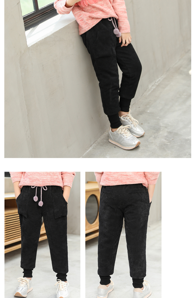 Trẻ em mùa đông mới 2018 cộng với quần legging nhung dài 3 lớp quần dày bên ngoài mặc quần nhung bé gái mùa đông thời trang trẻ em