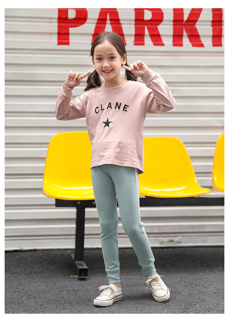 Quần legging cotton nữ 2018 quần áo trẻ em nữ mùa đông phiên bản Hàn Quốc mặc cộng với quần nhung dài quần nhung trẻ em