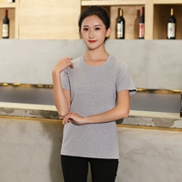 Круглая шея серая (тот же стиль для мужчин и женщин)