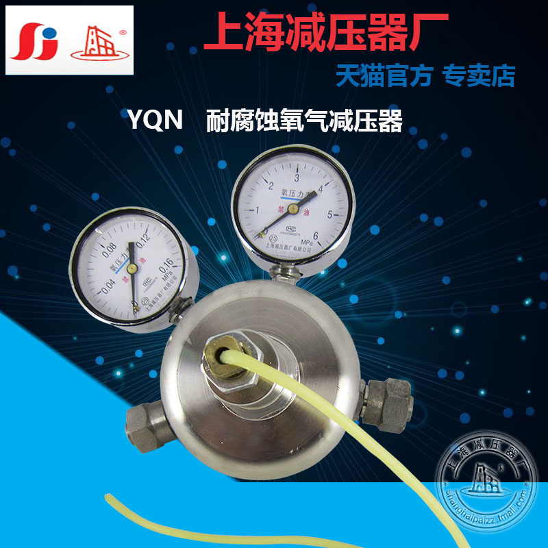 YQN type oxygen corrosion resistant gas decompression hydrohumidity analyzer used Shanghai brand Shanghai Reducer Factory