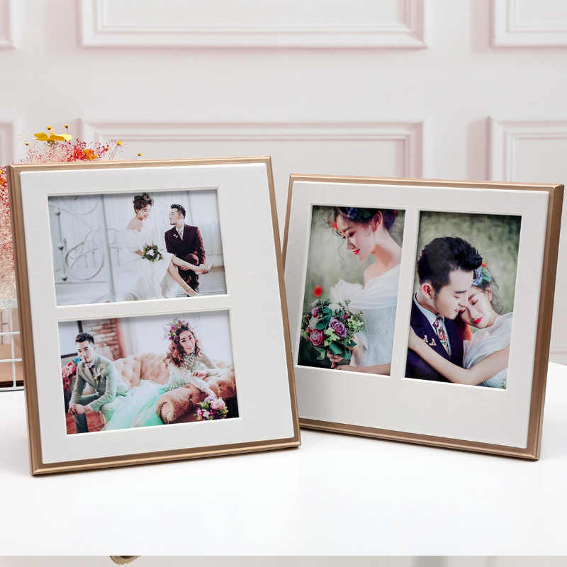 European creative frame stand 7 inch 10 inch wedding photo photo frame for children photo frame can be put frame
