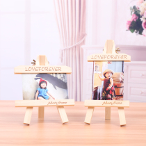 Creative solid wood photo frame table drawing board photo frame 7 inch 5 6 8 10 A4 inch tripod photo frame custom LGGO