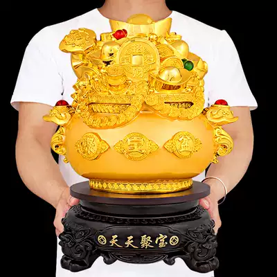 Large cornucopia ornaments living room decoration creative gathering money saving money deposit box shop Zhaocai opening craft gifts