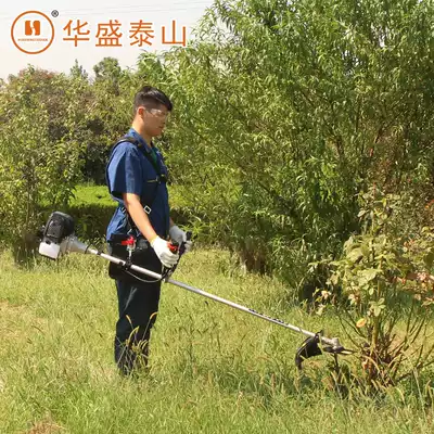 Shandong Huasheng lawn mower side-mounted 139F-2C gasoline lawn mower four-stroke brush cutter rice cutter weeding