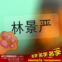 Прозрачный набор содержит большой и средний