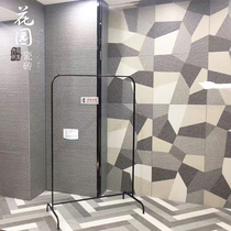 Modern simple lOFT gray floor tile bedroom antique brick cloth pattern brick living room background wall toilet tile 600