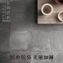 Industrial simple modern reinforced concrete brick Italian original design antique brick living room bedroom floor tile 600