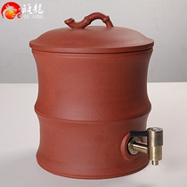  Oulong Yixing purple sand water tank Ceramic water dispenser Water purifier Coarse ceramic tank with faucet Ceramic water storage tank Household