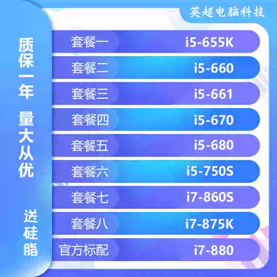 i5 650 660 661 655k 670 680 750s i7 860S 875k 880 cpu soft 1156-thread-count