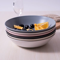 Черный скандинавский творческий strangal -rip House Plate Caudin Drive Soup Plate Ceramics Plate Fruit Duck CD Завтрак завтрак