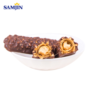 Korean food imports snacks Sanjin X5 chocolate bar 36g * 24 energy sandwich bars (instead of cocoa butter)