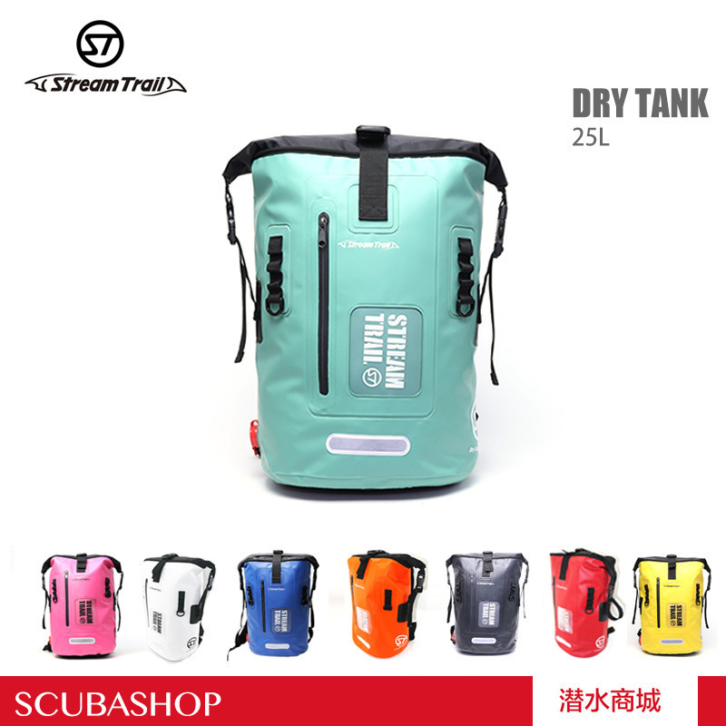 New StreamTrail Shoulder Waterproof Backpack Drytank 25L Diving Snorkeling Outdoor