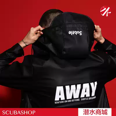 Subtle AWAY travel windproof waterproof raincoat fashion jacket mantle Cape boat lodging men and women