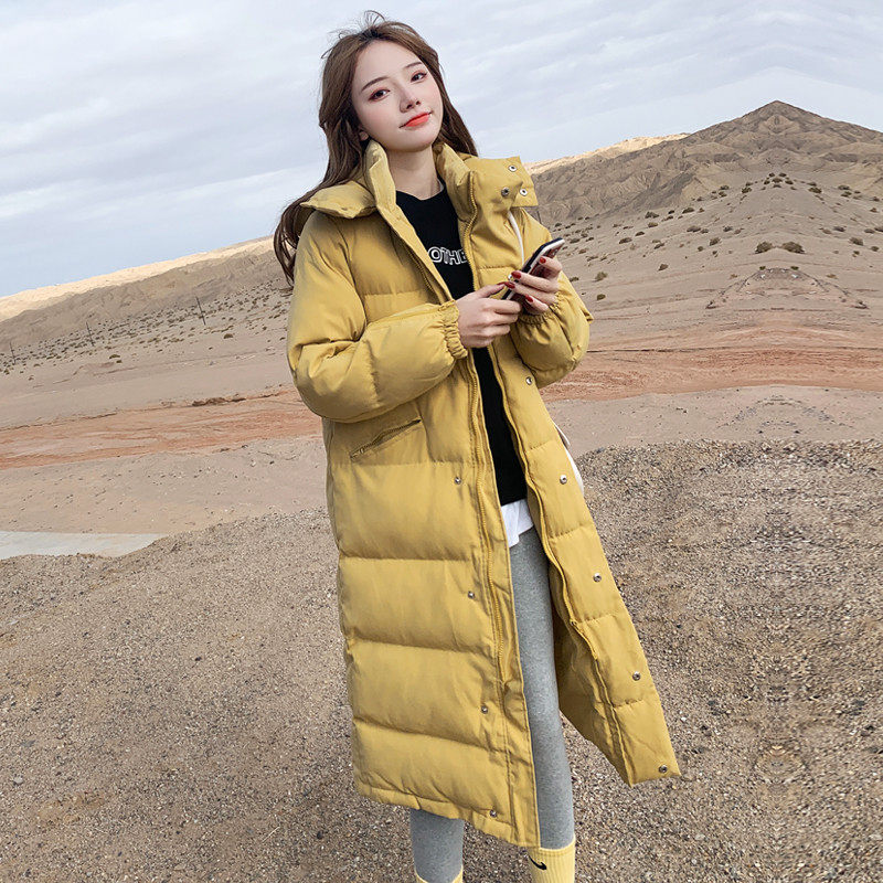 Padded women's mid-length version of Dongdaemun 2021 new Korean version of the loose thickened cotton-padded jacket student cotton jacket winter jacket