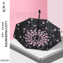 Paradise Umbrella Flagship Store Official Website parasol Sunscreen Umbrella Umbrella Light Black Umbrella