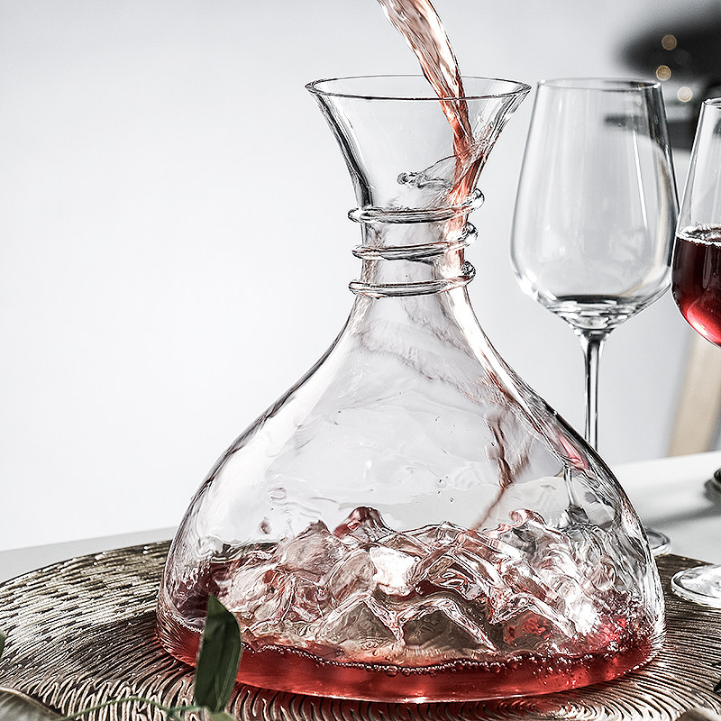 Creative Crystal Glass Fast Decanter Red Wine Home Thickening Personality with lid extravagant upscale Wine Ware Pot