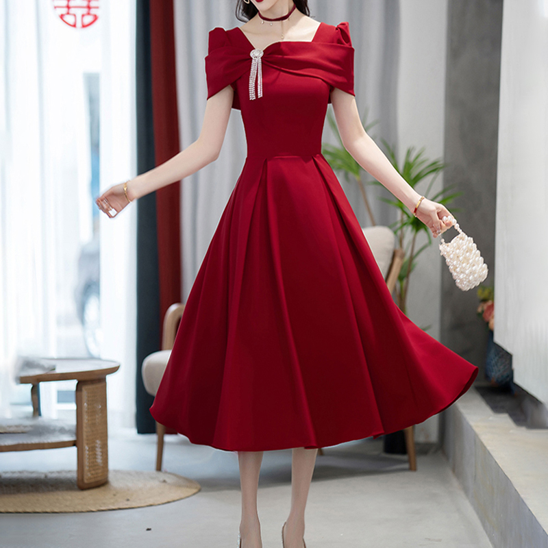  XXL+Burgundy, long, mid-length  
