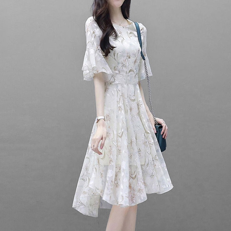 Mapping Luxury High-End Women's Clothing This Summer's New Silk Dress Mulberry Silk Women's Trendy Dress