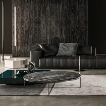 DEGAS DEGAS Italian minimalist coffee table living room high and low combination modern small apartment Villa light luxury round coffee table