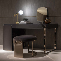 Degas light and luxurious modern makeup Desk minimalist Home Bedroom dressers Fancy Stainless Steel Designer Makeup Tables
