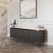 DEGAS DEGAS Italian light luxury marble sideboard small apartment locker modern dining table cabinet