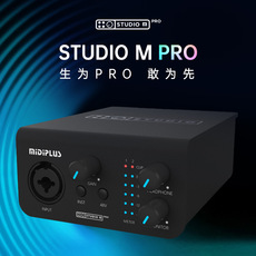 k歌/直播声卡套装 midiplus studio m pro外置声卡套装电脑手机网红专业直播k歌录音