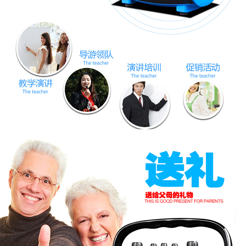 Loa âm thanh nhảy Yushchenko Square di động ngoài trời karaoke nhà di động với không dây Bluetooth cầm tay nhỏ công suất cao siêu lớn âm thanh lớn tác động loa siêu trầm trở lại máy nghe nhạc - Trình phát TV thông minh phát wifi 4g