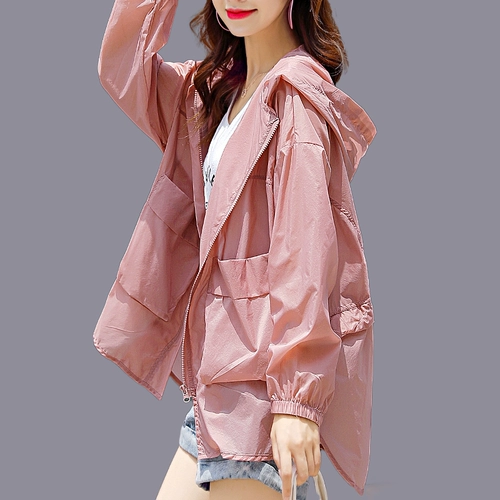 Летняя дышащая одежда для защиты от солнца, дорожная легкая и тонкая куртка, оверсайз, в корейском стиле