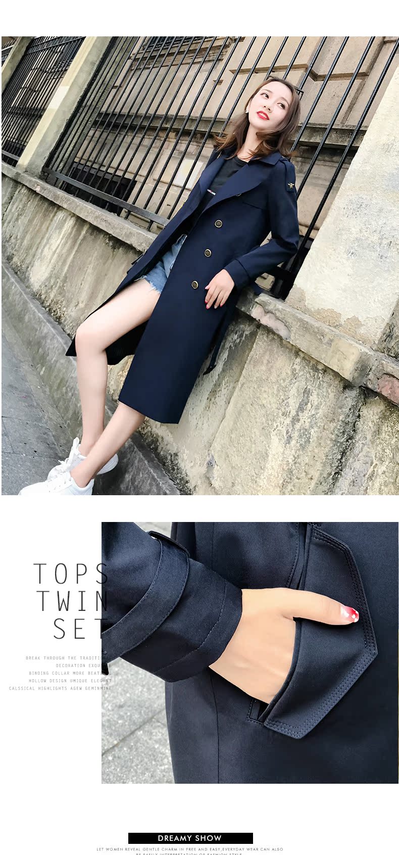 Trench pour femme      en Polyester - Ref 3225998 Image 14
