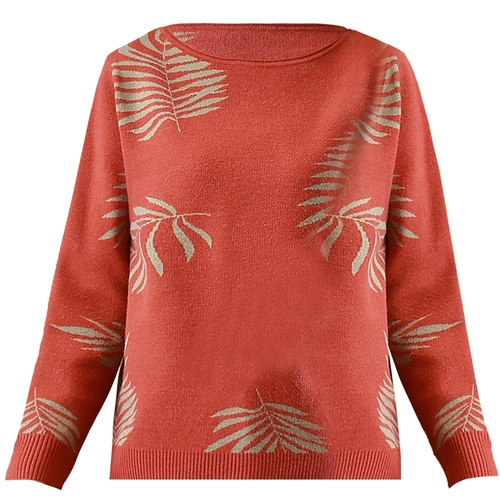 Осенний тонкий приятный телу модный свитер для матери для пожилых людей, комплект, лонгслив, футболка, для среднего возраста