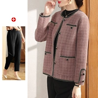 Сиреневые черные штаны