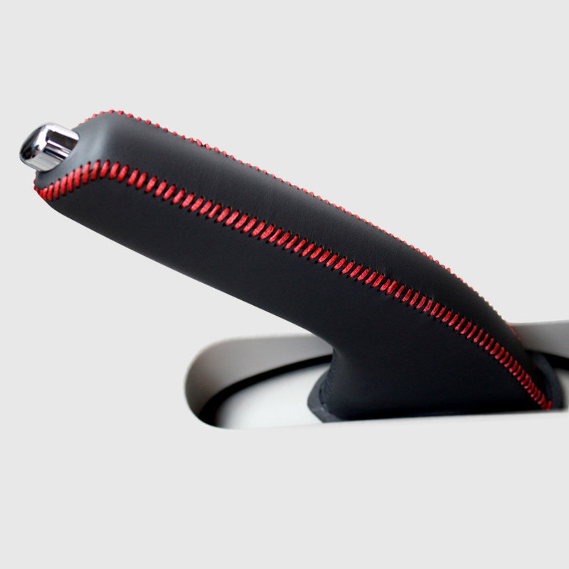 Bang Hand Star Hand Sewing Leather Hand Brake Set Hand Brake Sheath Suitable for Nissan New Tiida New Sylphy New LIVINA