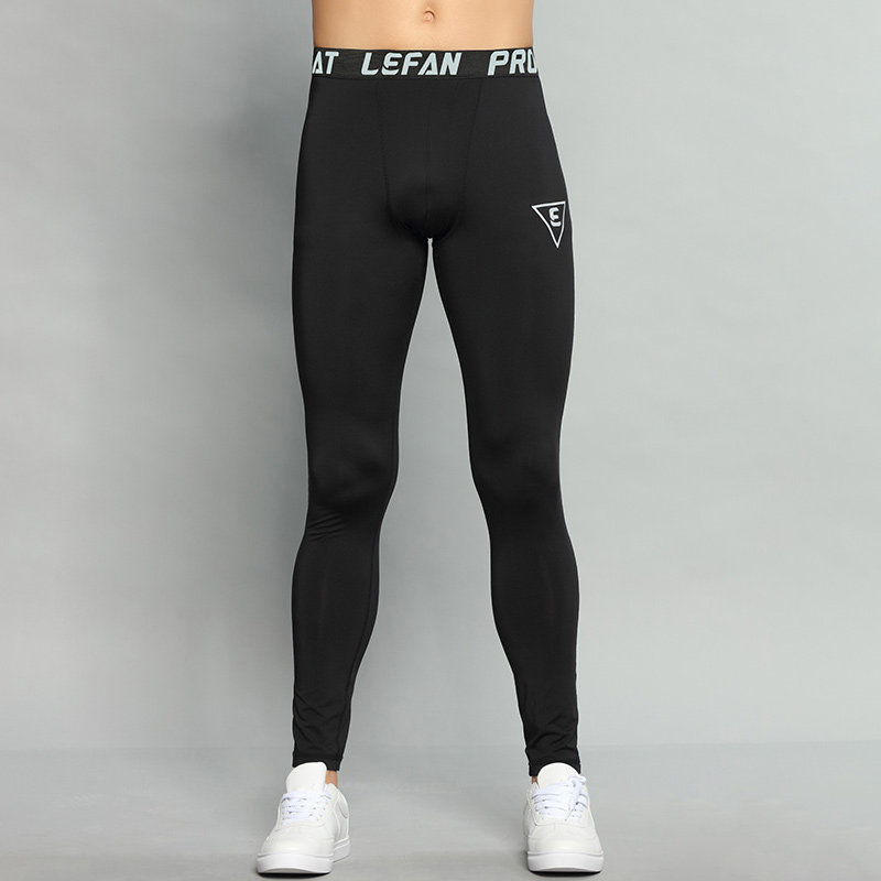 Lui Van Fitness Pants Tight Pants Men's Elastic Breathable Quick Dry Professional Training Track And Field Running