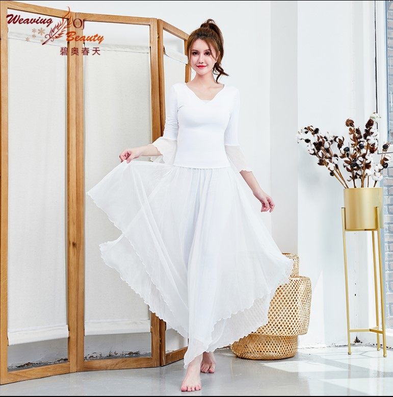 Beau Spring Yoga Clothes 2020 Spring Autumn New Cotton Yoga Gym Fitness Dance and Fairy Air Dance Suit