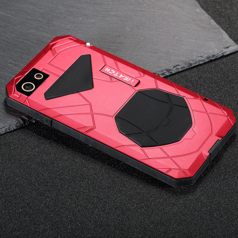 iMatch Water Resistant Shockproof Dust/Dirt/Snow-Proof Aluminum Metal Case Cover for Apple iPhone 7 Plus & iPhone 7