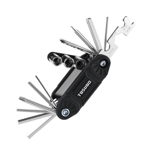 17-in-1 bicycle repair tool set