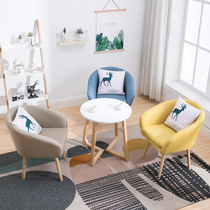 Office sofa coffee table combination business reception room reception combination single small psychological counseling office sofa