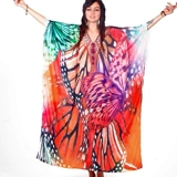 Длинная пляжная куртка, купальник, одежда для защиты от солнца, пляжное платье, юбка, свободный крой, по фигуре, большой размер