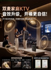 Jinyun S20K Karaoke Speaker with Integrated Microphone, Home Karaoke Wireless Bluetooth Speaker, Karaoke