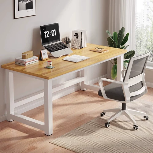 Компьютерный стол, простой стол для спальни, домашний обучающий письменный стол для взрослых, прямоугольный стол, верстак