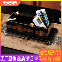 Eurostyle Ceramic Black Fruit Pan Suit Dried Fruit Box Toothpicks KTV Cigar Ashtrays Clubhouse Refuse Gifts