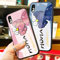 Apple, кунжутное масло, чехол для телефона, стеклянный iPhone11 Pro XS Max *S, iphone, для влюбленных, популярно в интернете, 6