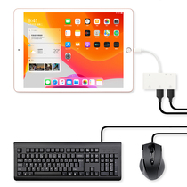 2019 Apple iPad converter U disk adapter Mini 5 tablet Lightning Docking station Card reader USB splitter