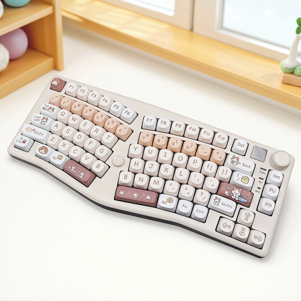 ERGONOMIC KEYBOARD LEOBOG A75, alice75 mechanical keyboard, три режима Bluetooth, сменная горячая замена, настраиваемая клавиатура для Mac, офис
