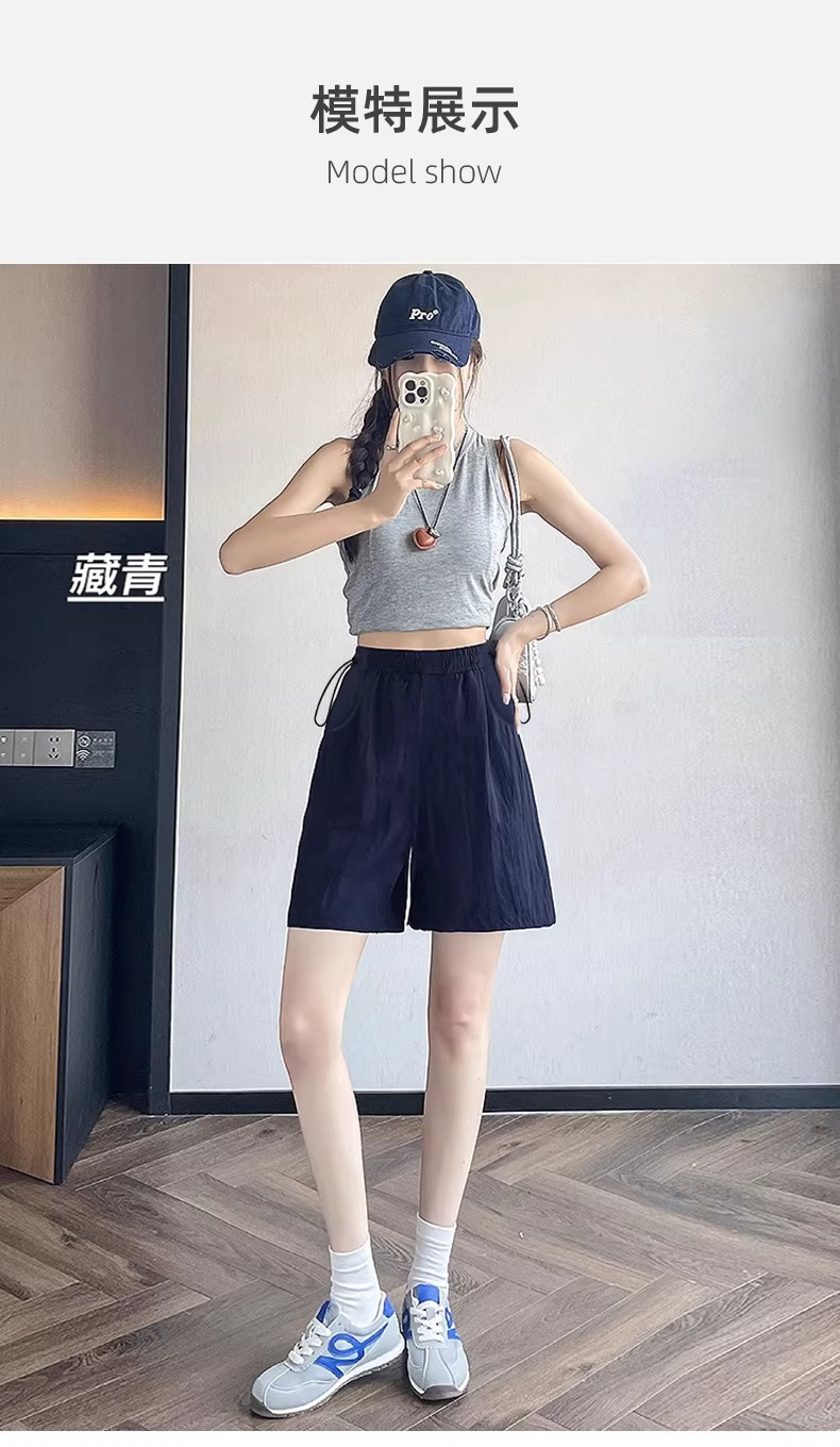 孕妇短裤夏季薄款外穿2026新款亚麻阔腿裤孕期不勒肚子打底裤夏装 — 10