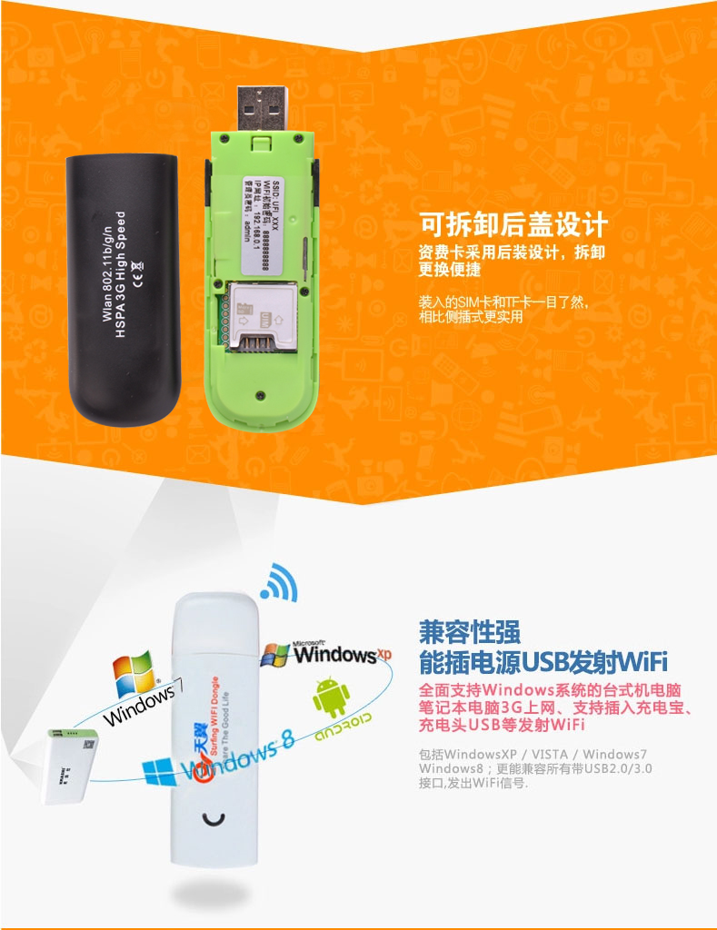 Unicom Telecom 3 Gam 4 Gam mạng không dây thiết bị thẻ tablet Internet khay thẻ WIFI mèo router chủ thẻ thiết bị đầu cuối
