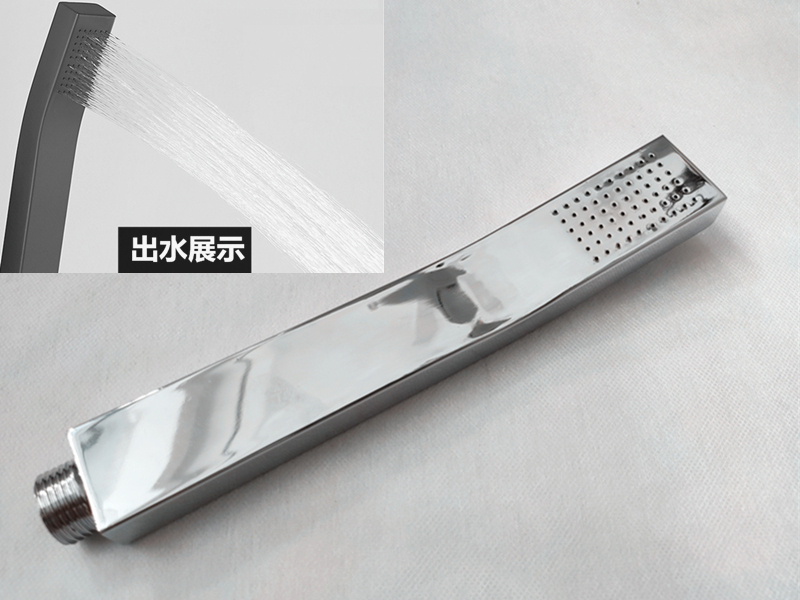 Stainless Steel Shower Head, Anti-Fall, Pressurized Shower Head, Bathroom Pressurized Handheld Shower Head, Single-Head Shower Head, Durable for Hotel Use